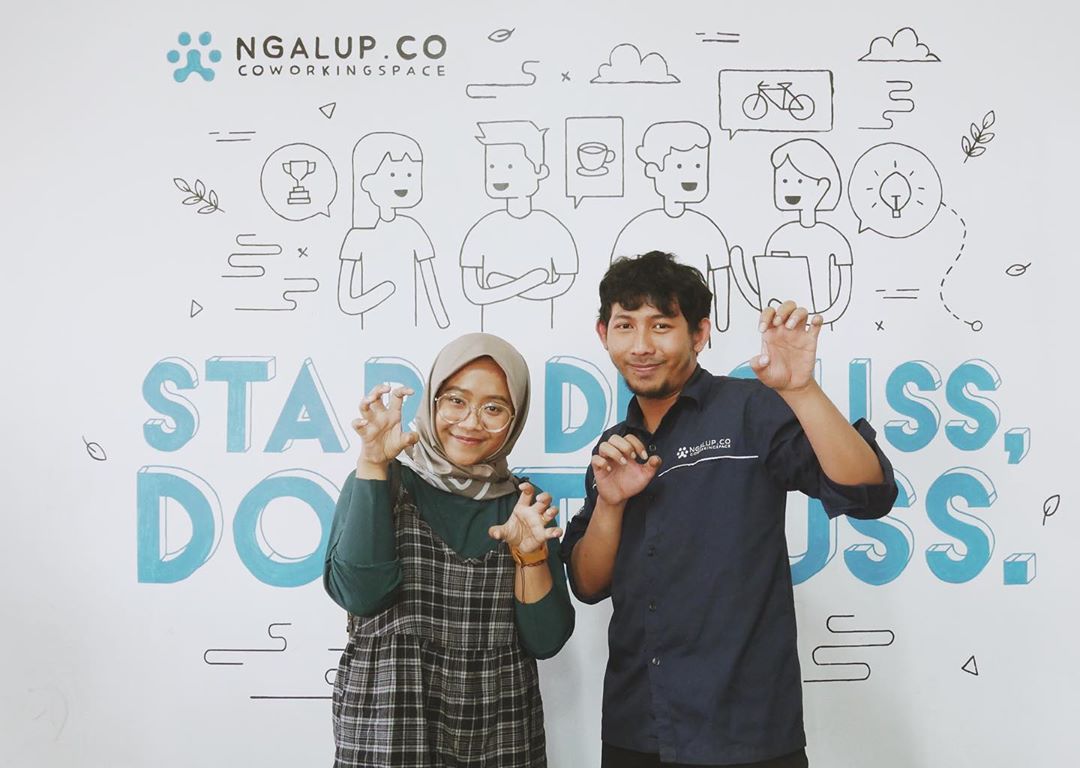 Tim Ngalup.co selalu siap menghidupkan suasana